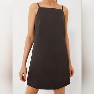 Tuckernuck Chocolate Satin Lara‎ Dress - NWT - Size 8